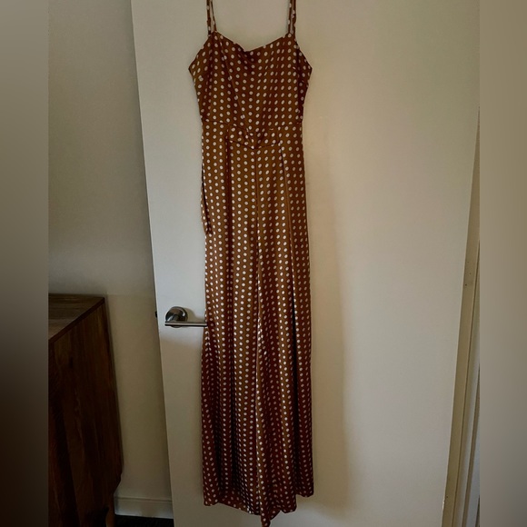 Worn Once. Polka dot jumpsuit! - Picture 1 of 2